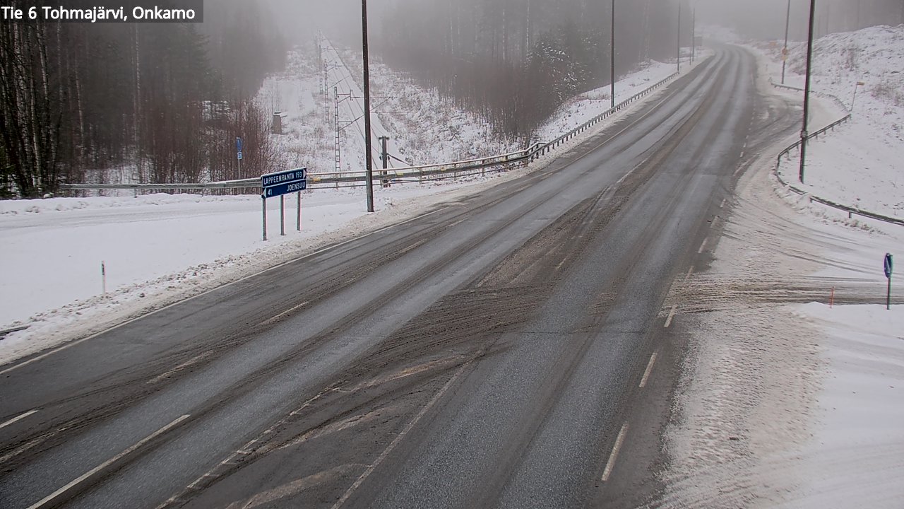 Weather Camera Image Road 6 Tohmajärvi, Onkamo, Tohmajärvi, Pohjois-Karjala