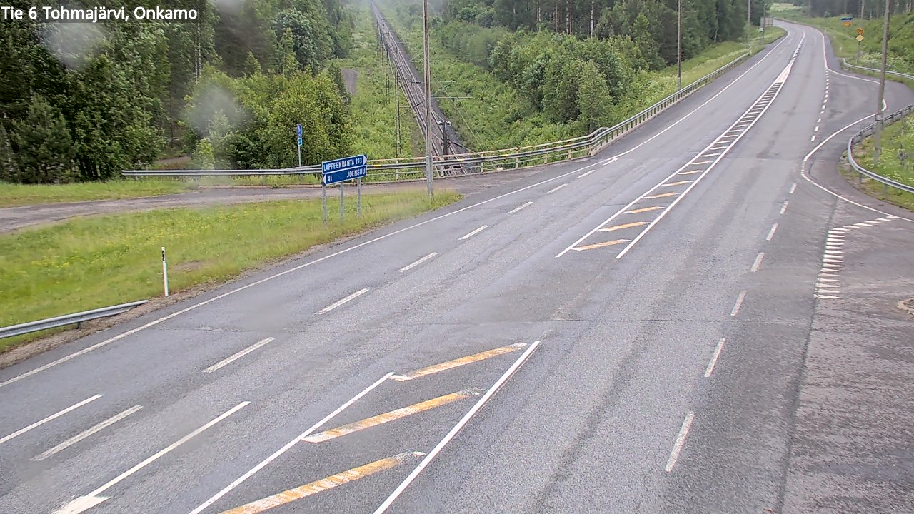 Kelikamerat Kuva Tie 6 Tohmajärvi, Onkamo, Tohmajärvi, Pohjois-Karjala