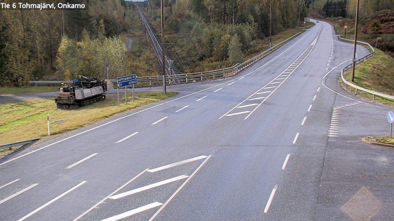 Kelikamerat Kuva Tie 6 Tohmajärvi, Onkamo, Tohmajärvi, Pohjois-Karjala