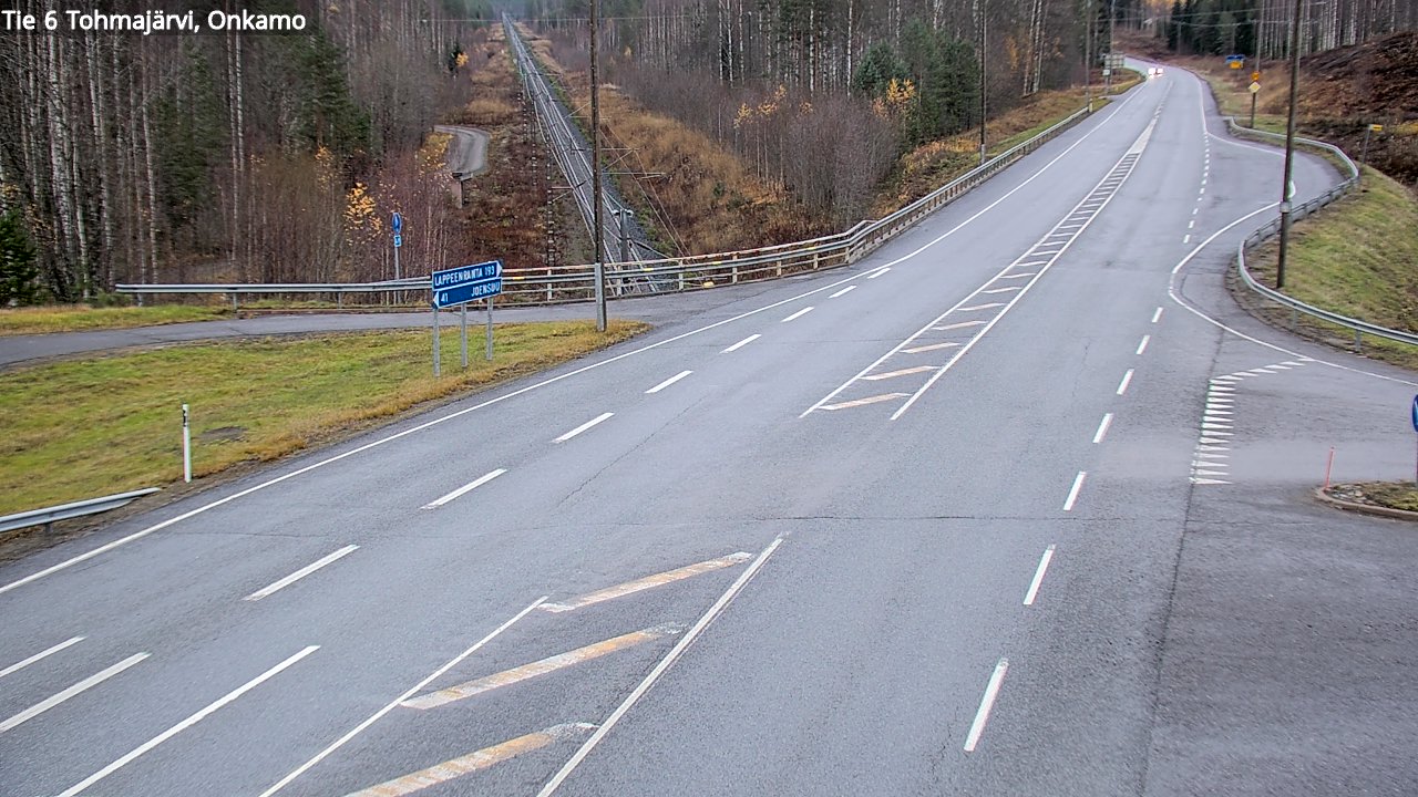Kelikamerat Kuva Tie 6 Tohmajärvi, Onkamo, Tohmajärvi, Pohjois-Karjala