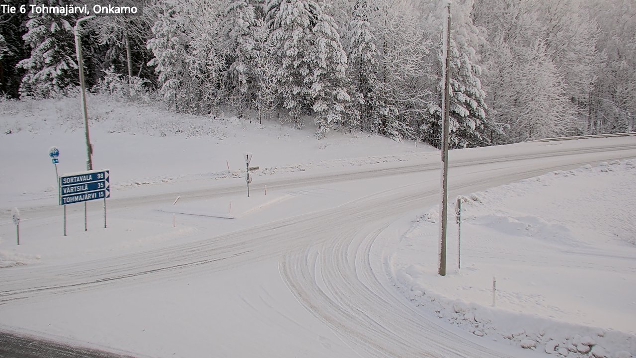 Kelikamerat Kuva Tie 6 Tohmajärvi, Onkamo, Tohmajärvi, Pohjois-Karjala
