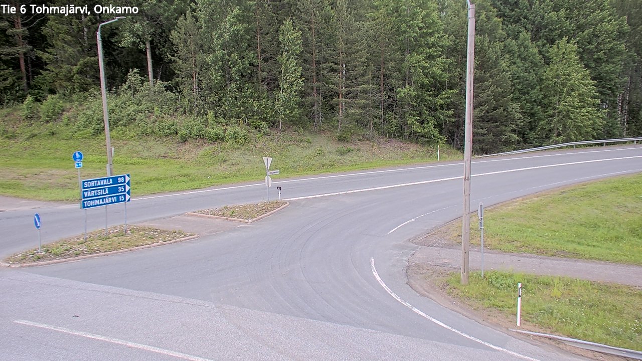 Weather Camera Image Road 6 Tohmajärvi, Onkamo, Tohmajärvi, Pohjois-Karjala