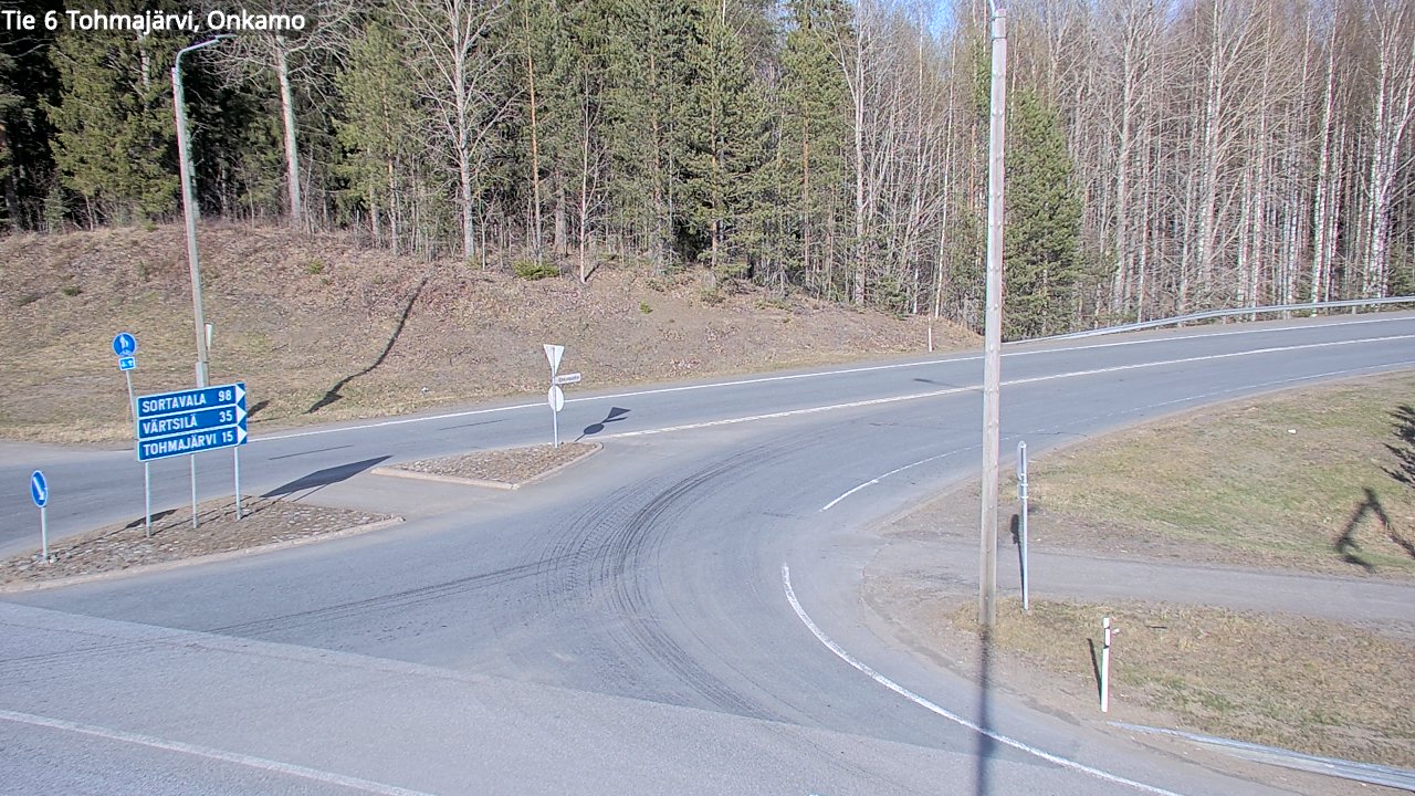 Weather Camera Image Road 6 Tohmajärvi, Onkamo, Tohmajärvi, Pohjois-Karjala