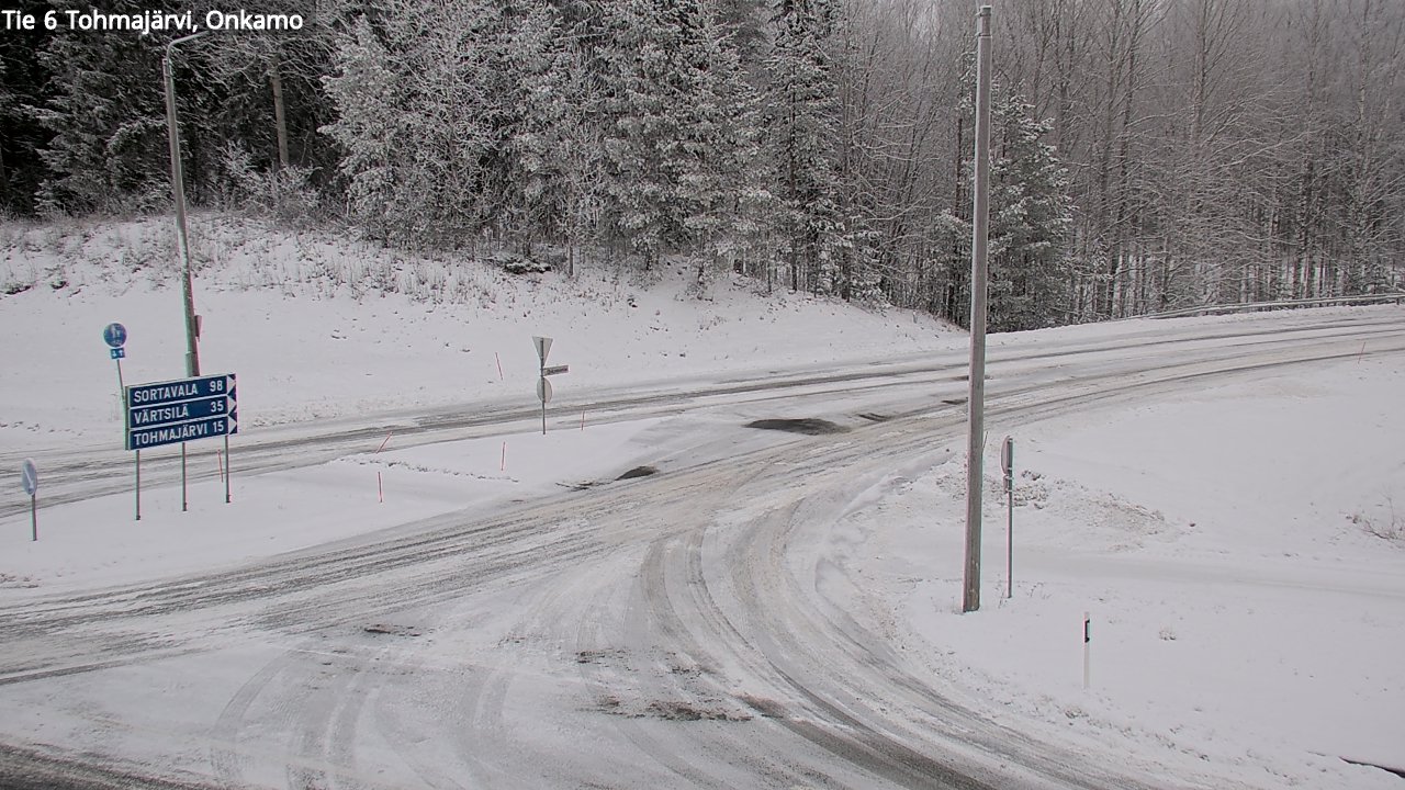 Kelikamerat Kuva Tie 6 Tohmajärvi, Onkamo, Tohmajärvi, Pohjois-Karjala