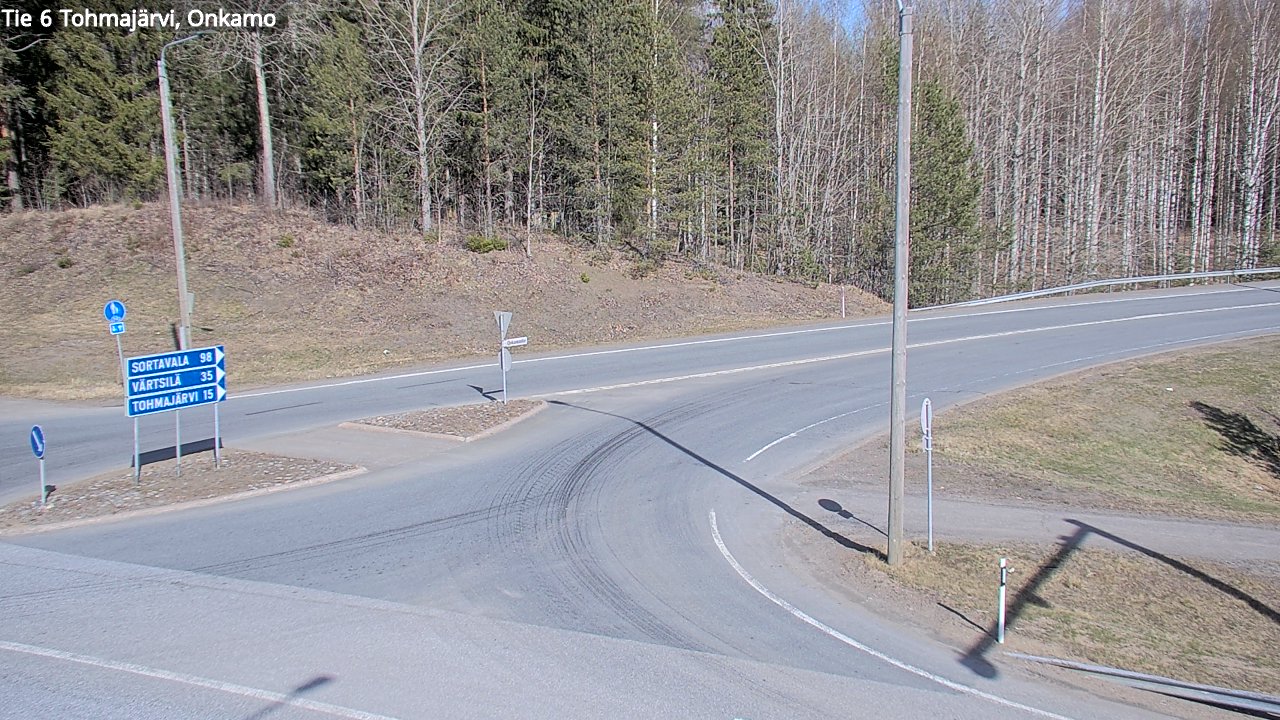 Weather Camera Image Road 6 Tohmajärvi, Onkamo, Tohmajärvi, Pohjois-Karjala