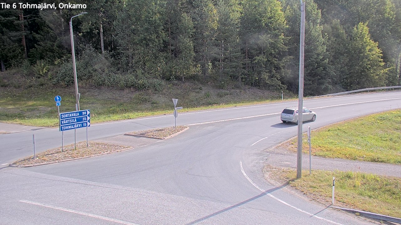 Weather Camera Image Väg 6 Tohmajärvi, Onkamo, Tohmajärvi, Pohjois-Karjala