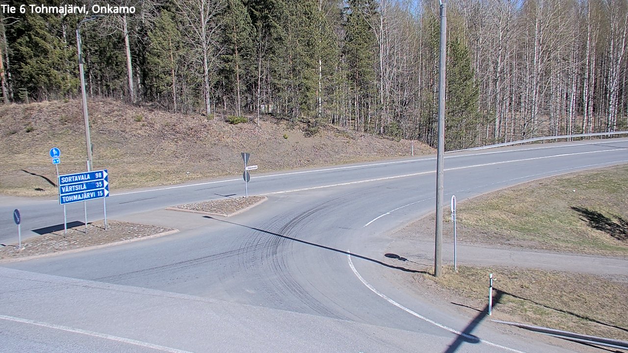 Weather Camera Image Väg 6 Tohmajärvi, Onkamo, Tohmajärvi, Pohjois-Karjala