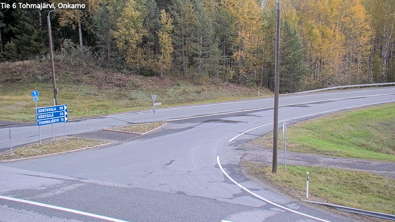 Weather Camera Image Road 6 Tohmajärvi, Onkamo, Tohmajärvi, Pohjois-Karjala