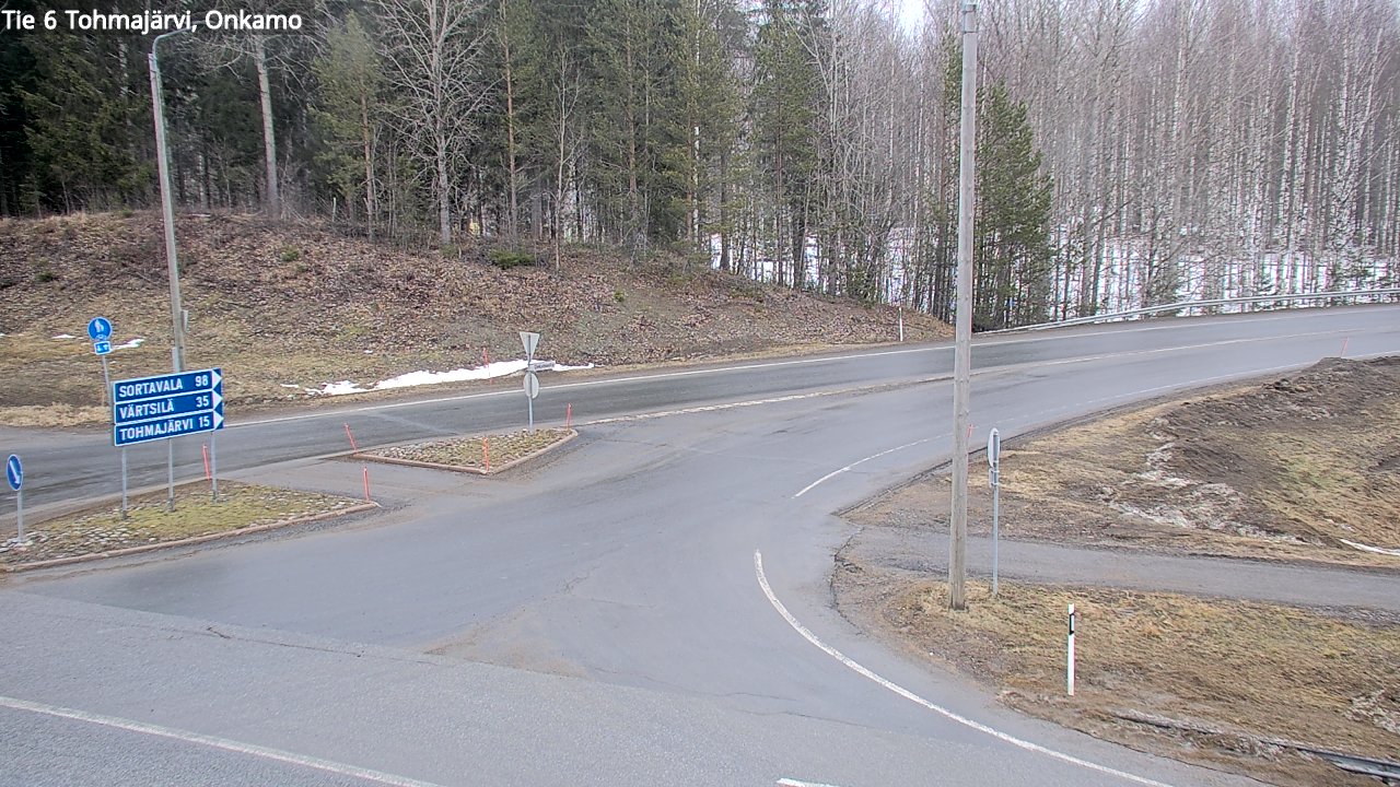 Weather Camera Image Road 6 Tohmajärvi, Onkamo, Tohmajärvi, Pohjois-Karjala