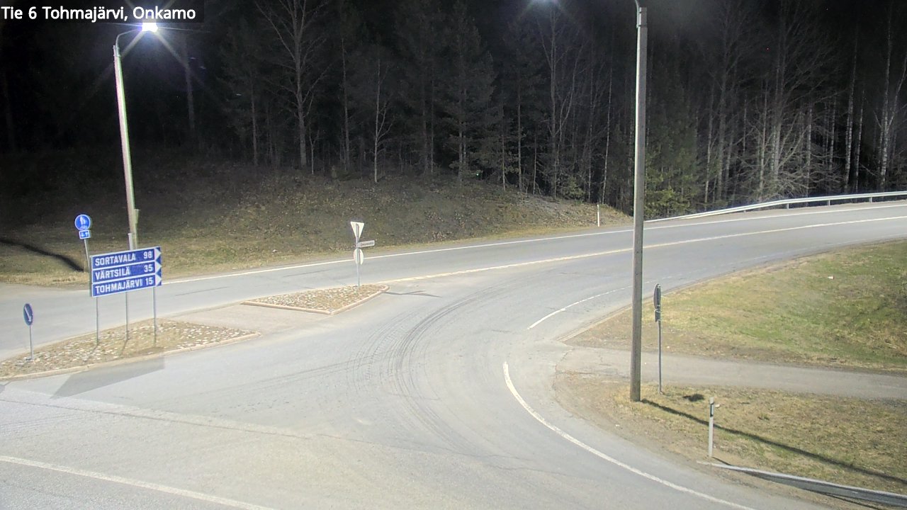 Weather Camera Image Road 6 Tohmajärvi, Onkamo, Tohmajärvi, Pohjois-Karjala
