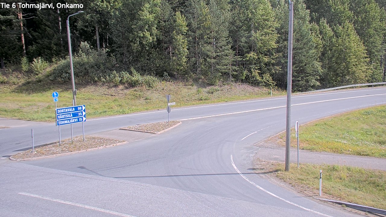 Kelikamerat Kuva Tie 6 Tohmajärvi, Onkamo, Tohmajärvi, Pohjois-Karjala