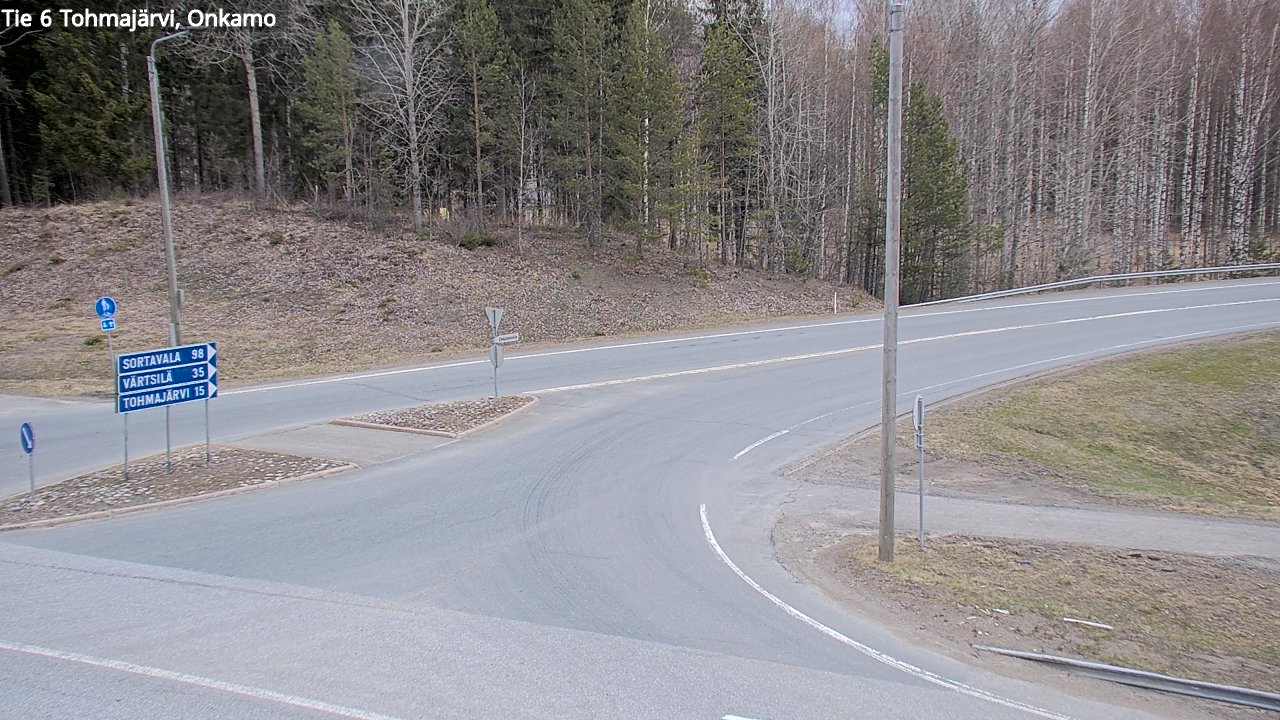 Weather Camera Image Road 6 Tohmajärvi, Onkamo, Tohmajärvi, Pohjois-Karjala