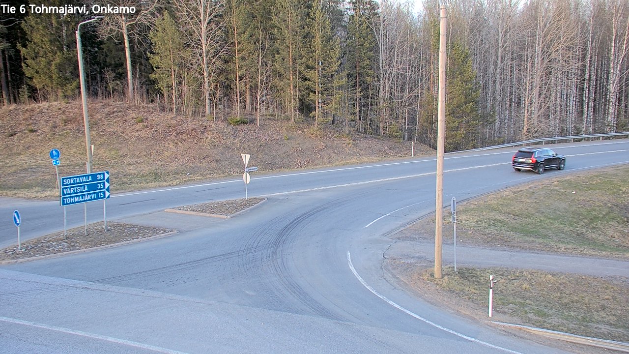 Weather Camera Image Road 6 Tohmajärvi, Onkamo, Tohmajärvi, Pohjois-Karjala