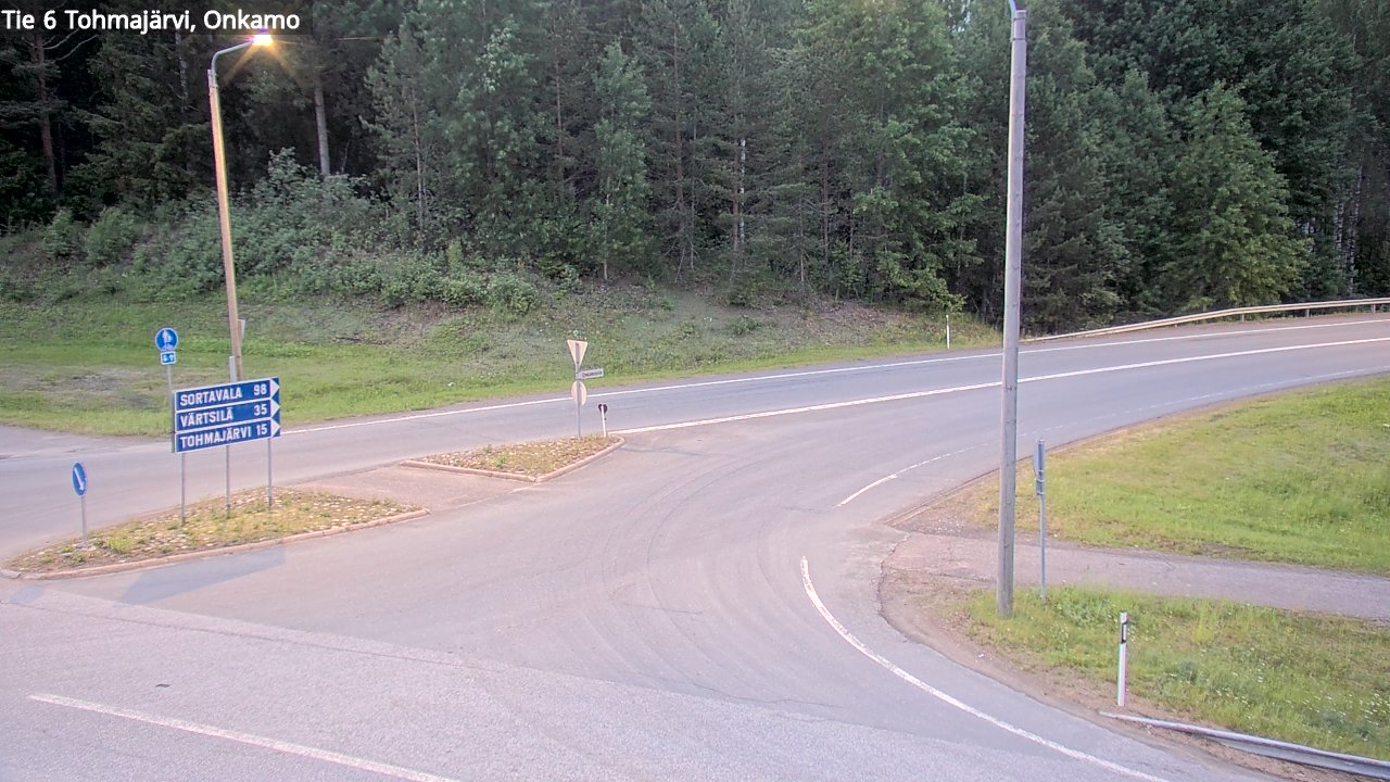 Weather Camera Image Road 6 Tohmajärvi, Onkamo, Tohmajärvi, Pohjois-Karjala