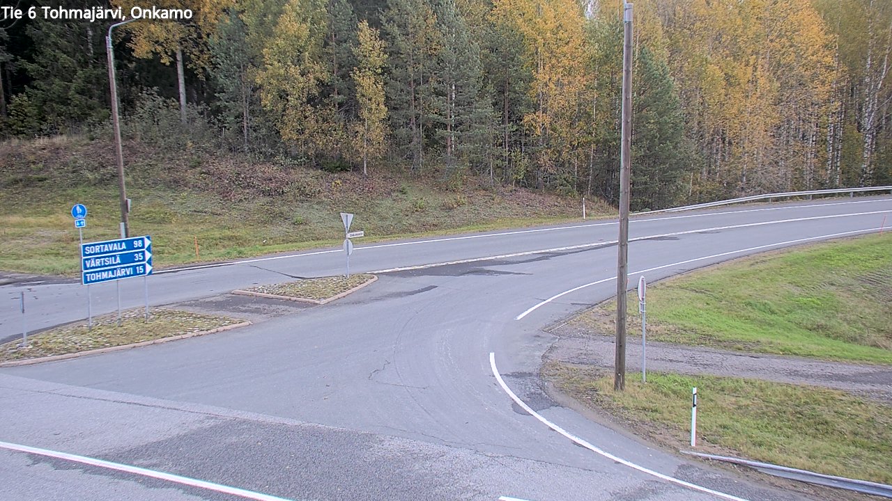 Weather Camera Image Road 6 Tohmajärvi, Onkamo, Tohmajärvi, Pohjois-Karjala
