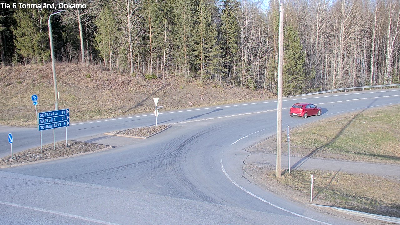 Weather Camera Image Road 6 Tohmajärvi, Onkamo, Tohmajärvi, Pohjois-Karjala
