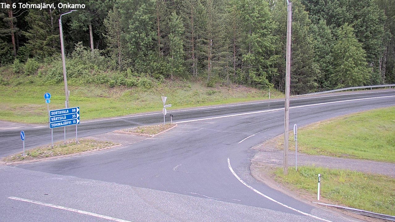 Weather Camera Image Road 6 Tohmajärvi, Onkamo, Tohmajärvi, Pohjois-Karjala