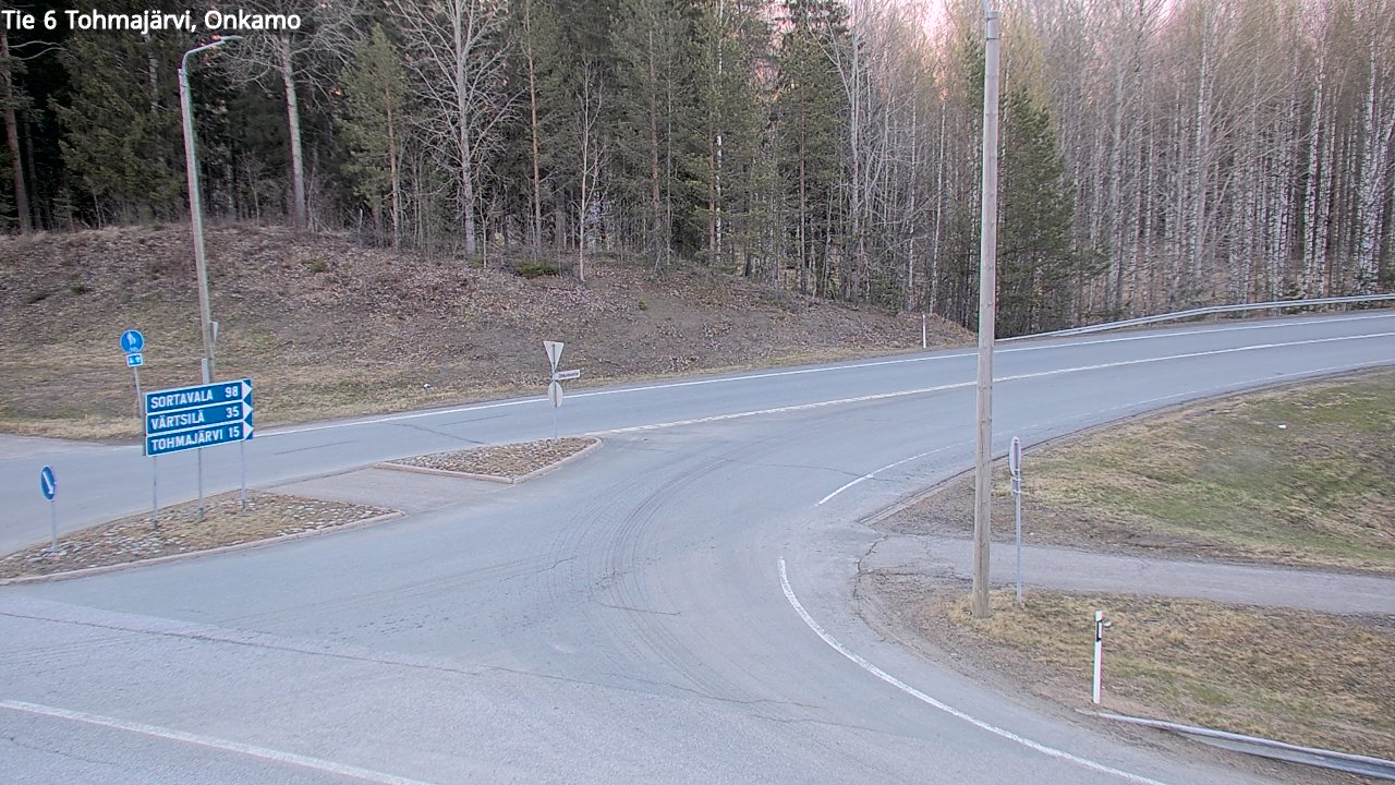 Weather Camera Image Road 6 Tohmajärvi, Onkamo, Tohmajärvi, Pohjois-Karjala