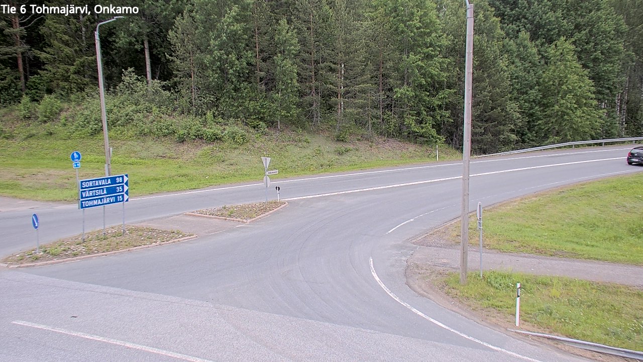 Weather Camera Image Road 6 Tohmajärvi, Onkamo, Tohmajärvi, Pohjois-Karjala