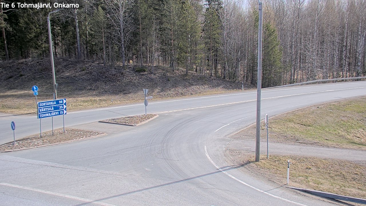 Weather Camera Image Road 6 Tohmajärvi, Onkamo, Tohmajärvi, Pohjois-Karjala