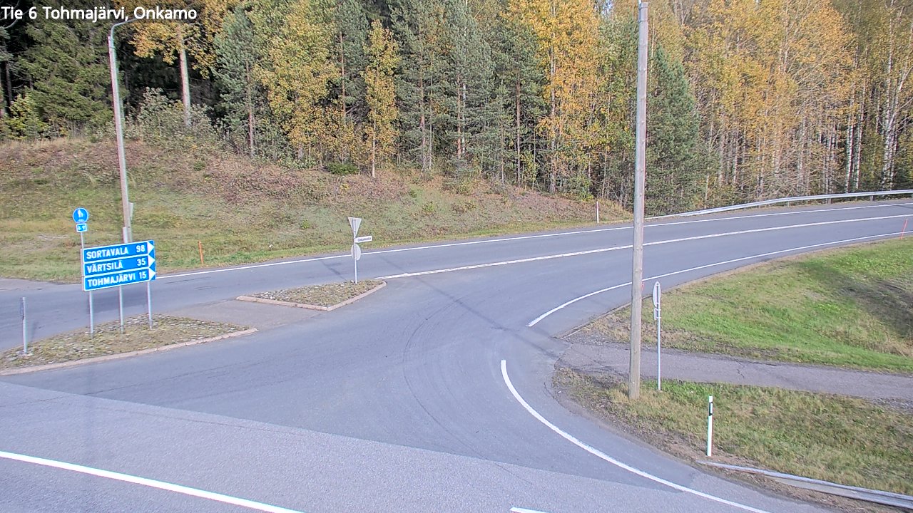 Weather Camera Image Väg 6 Tohmajärvi, Onkamo, Tohmajärvi, Pohjois-Karjala