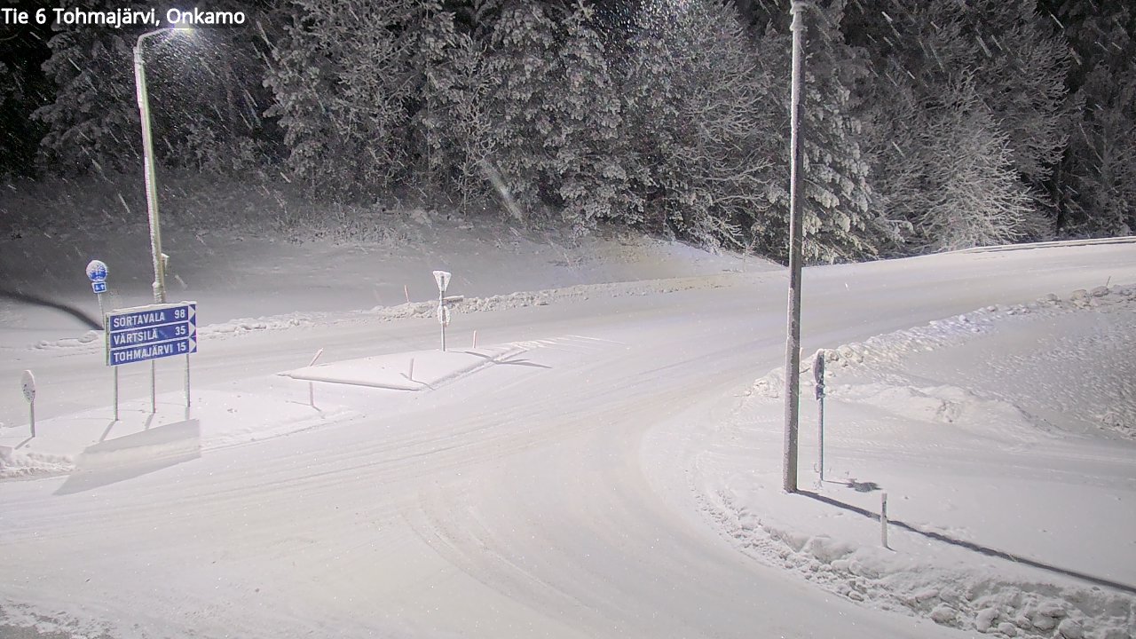 Kelikamerat Kuva Tie 6 Tohmajärvi, Onkamo, Tohmajärvi, Pohjois-Karjala