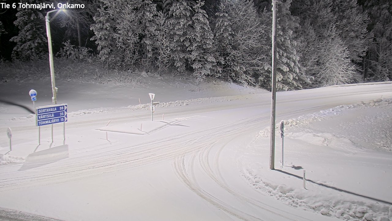 Kelikamerat Kuva Tie 6 Tohmajärvi, Onkamo, Tohmajärvi, Pohjois-Karjala