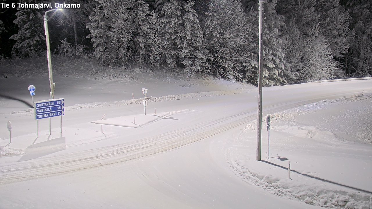 Kelikamerat Kuva Tie 6 Tohmajärvi, Onkamo, Tohmajärvi, Pohjois-Karjala