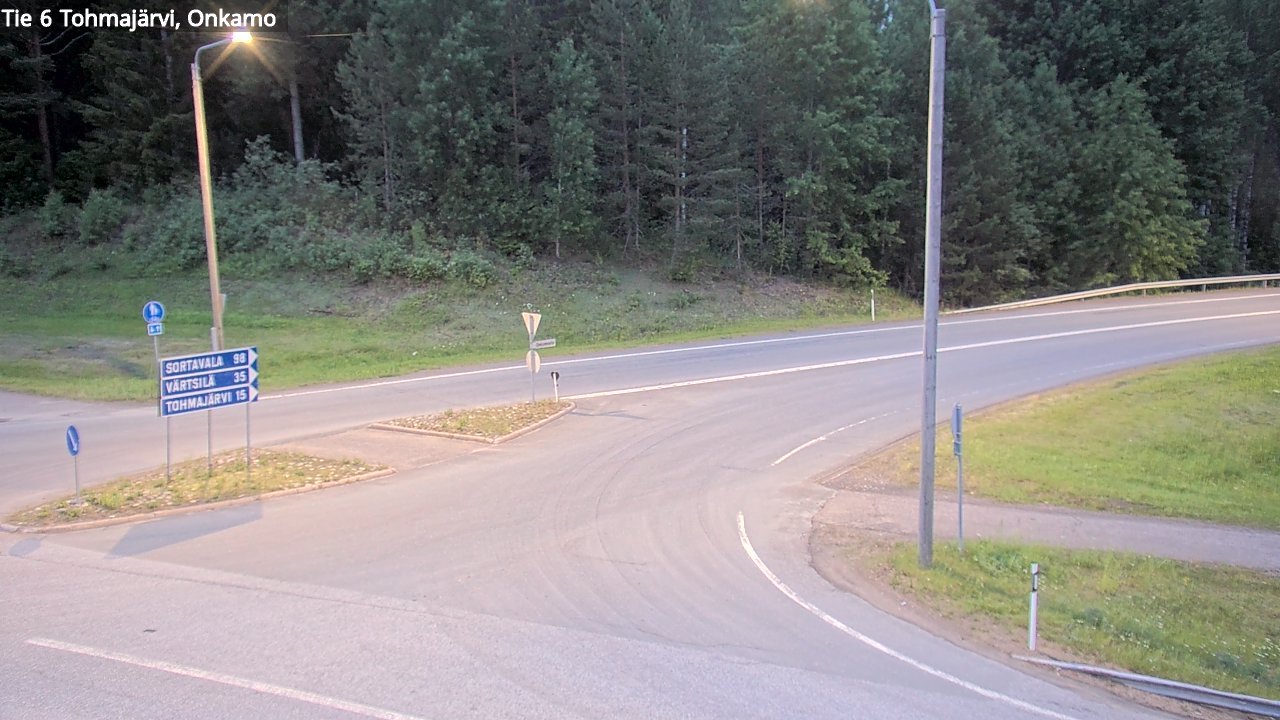Weather Camera Image Road 6 Tohmajärvi, Onkamo, Tohmajärvi, Pohjois-Karjala