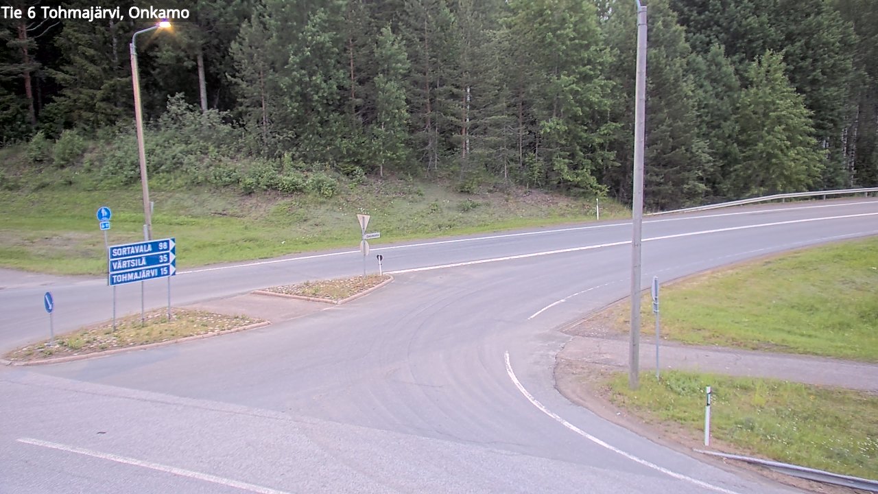 Weather Camera Image Road 6 Tohmajärvi, Onkamo, Tohmajärvi, Pohjois-Karjala