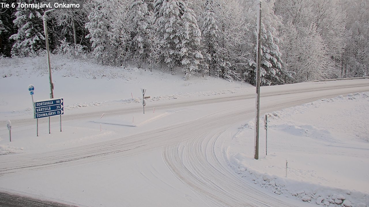 Kelikamerat Kuva Tie 6 Tohmajärvi, Onkamo, Tohmajärvi, Pohjois-Karjala