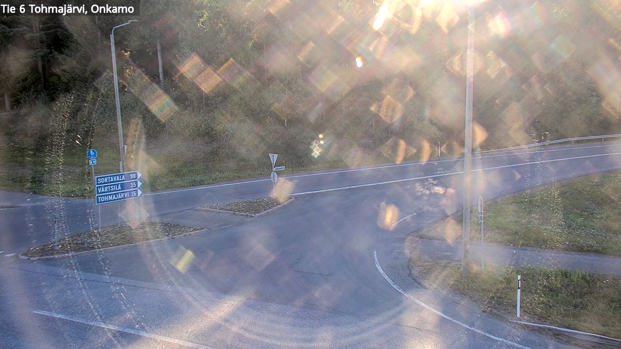 Weather Camera Image Väg 6 Tohmajärvi, Onkamo, Tohmajärvi, Pohjois-Karjala