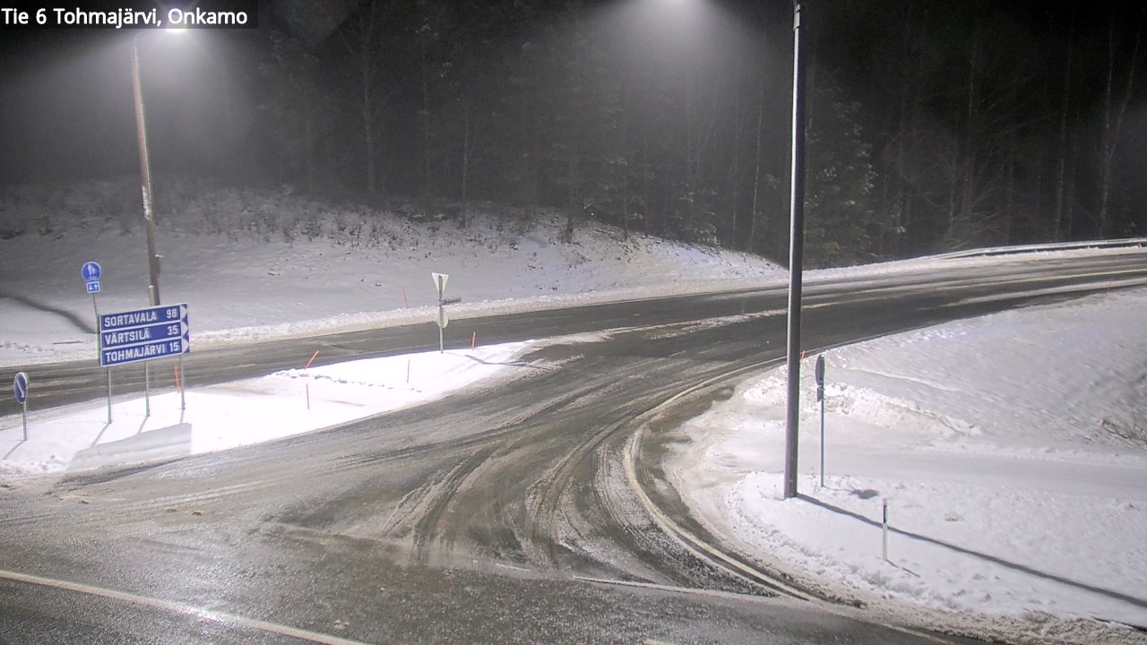 Weather Camera Image Väg 6 Tohmajärvi, Onkamo, Tohmajärvi, Pohjois-Karjala