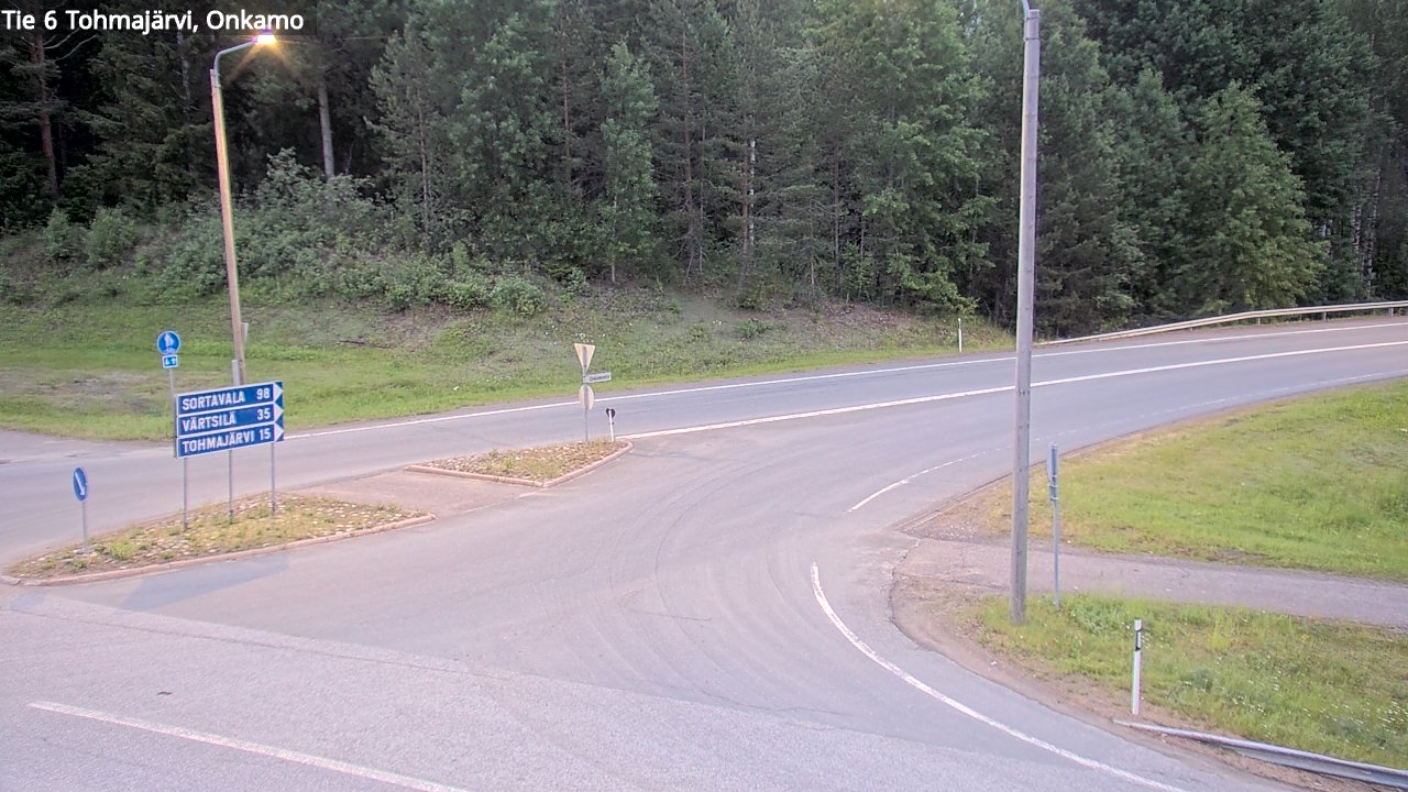 Weather Camera Image Road 6 Tohmajärvi, Onkamo, Tohmajärvi, Pohjois-Karjala