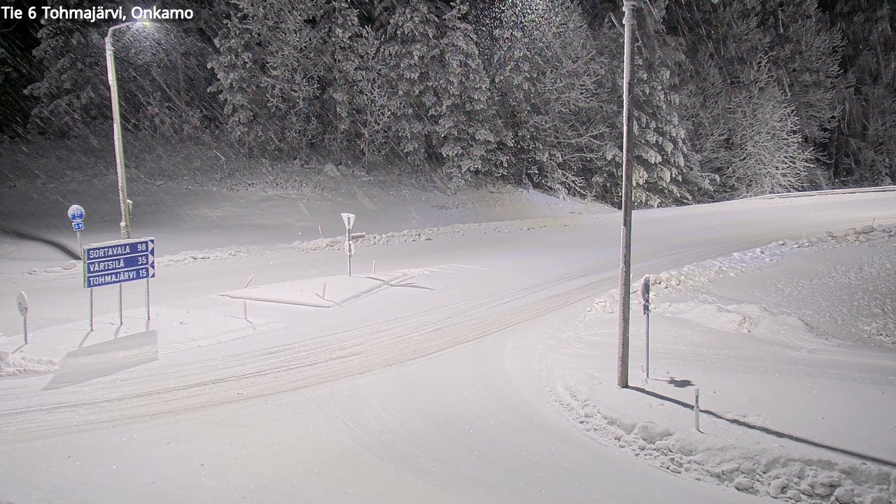 Kelikamerat Kuva Tie 6 Tohmajärvi, Onkamo, Tohmajärvi, Pohjois-Karjala