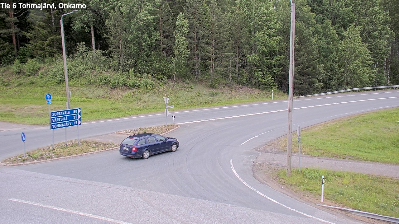 Weather Camera Image Road 6 Tohmajärvi, Onkamo, Tohmajärvi, Pohjois-Karjala