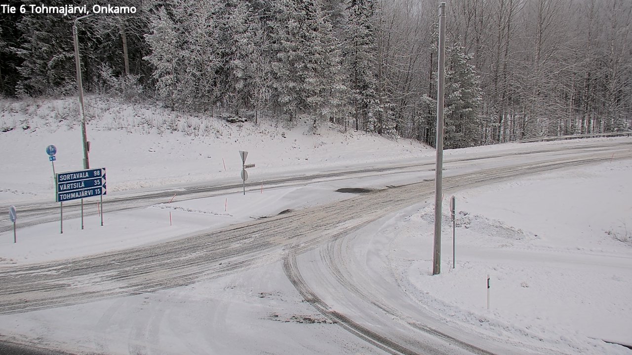 Kelikamerat Kuva Tie 6 Tohmajärvi, Onkamo, Tohmajärvi, Pohjois-Karjala