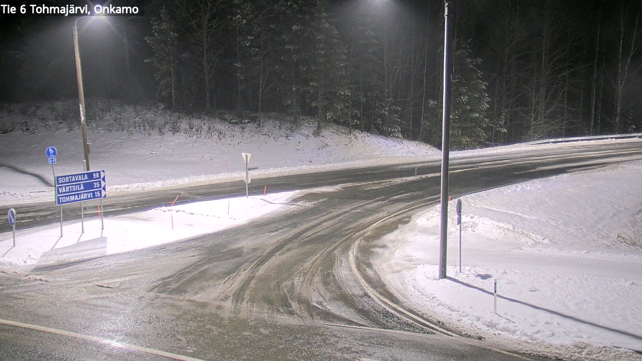 Weather Camera Image Väg 6 Tohmajärvi, Onkamo, Tohmajärvi, Pohjois-Karjala