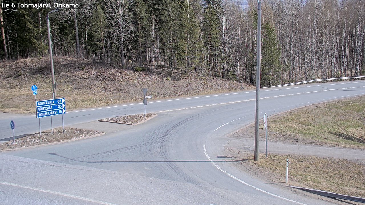 Weather Camera Image Road 6 Tohmajärvi, Onkamo, Tohmajärvi, Pohjois-Karjala