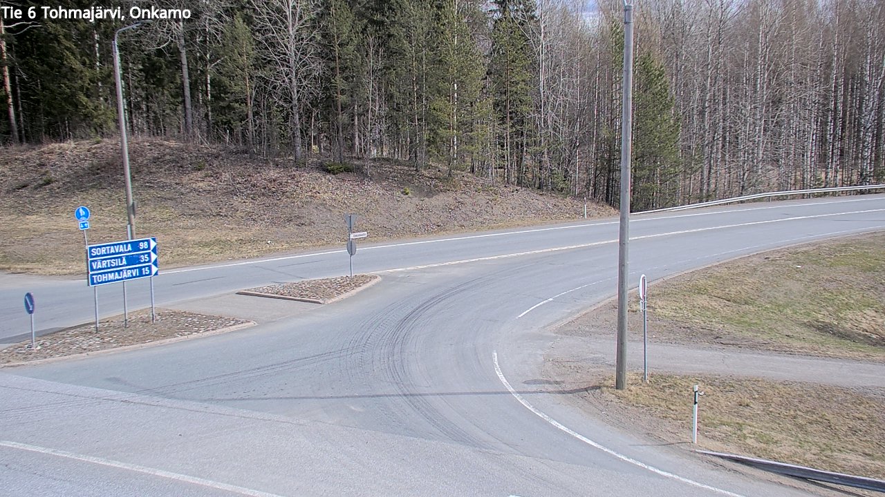 Weather Camera Image Road 6 Tohmajärvi, Onkamo, Tohmajärvi, Pohjois-Karjala