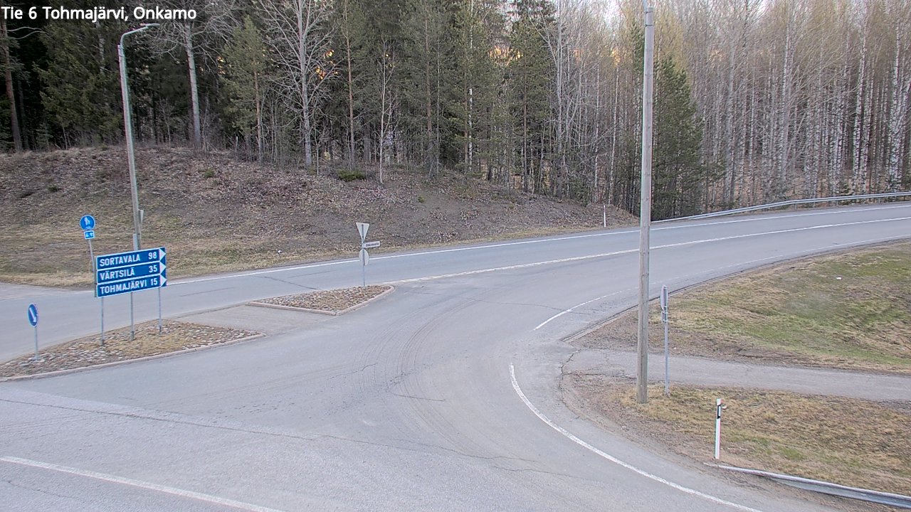 Weather Camera Image Road 6 Tohmajärvi, Onkamo, Tohmajärvi, Pohjois-Karjala