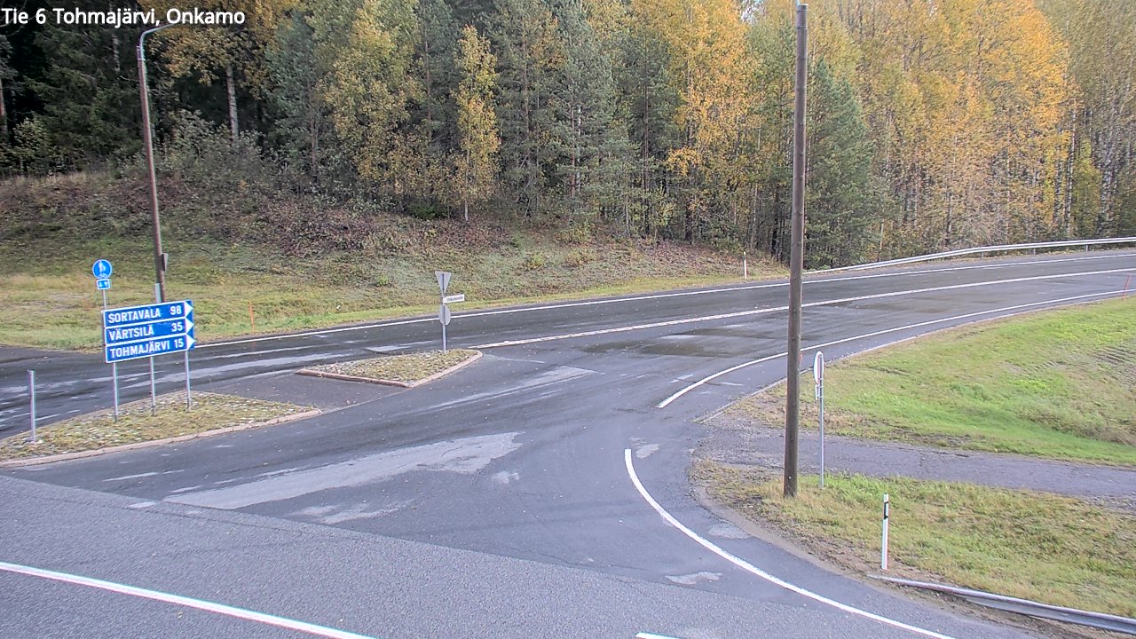 Weather Camera Image Road 6 Tohmajärvi, Onkamo, Tohmajärvi, Pohjois-Karjala