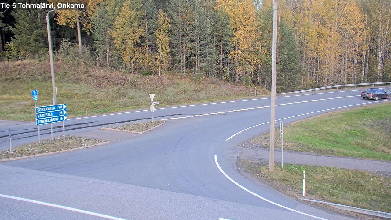 Weather Camera Image Väg 6 Tohmajärvi, Onkamo, Tohmajärvi, Pohjois-Karjala