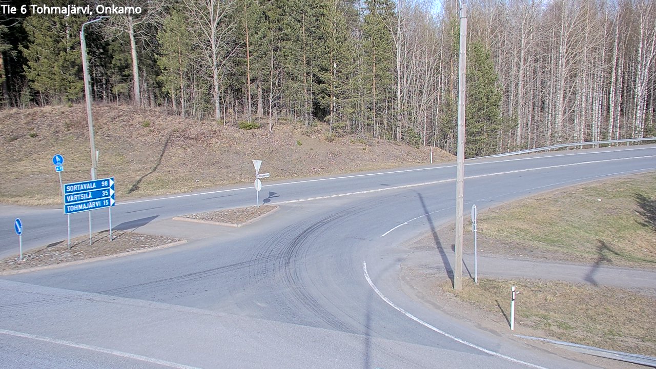 Weather Camera Image Road 6 Tohmajärvi, Onkamo, Tohmajärvi, Pohjois-Karjala