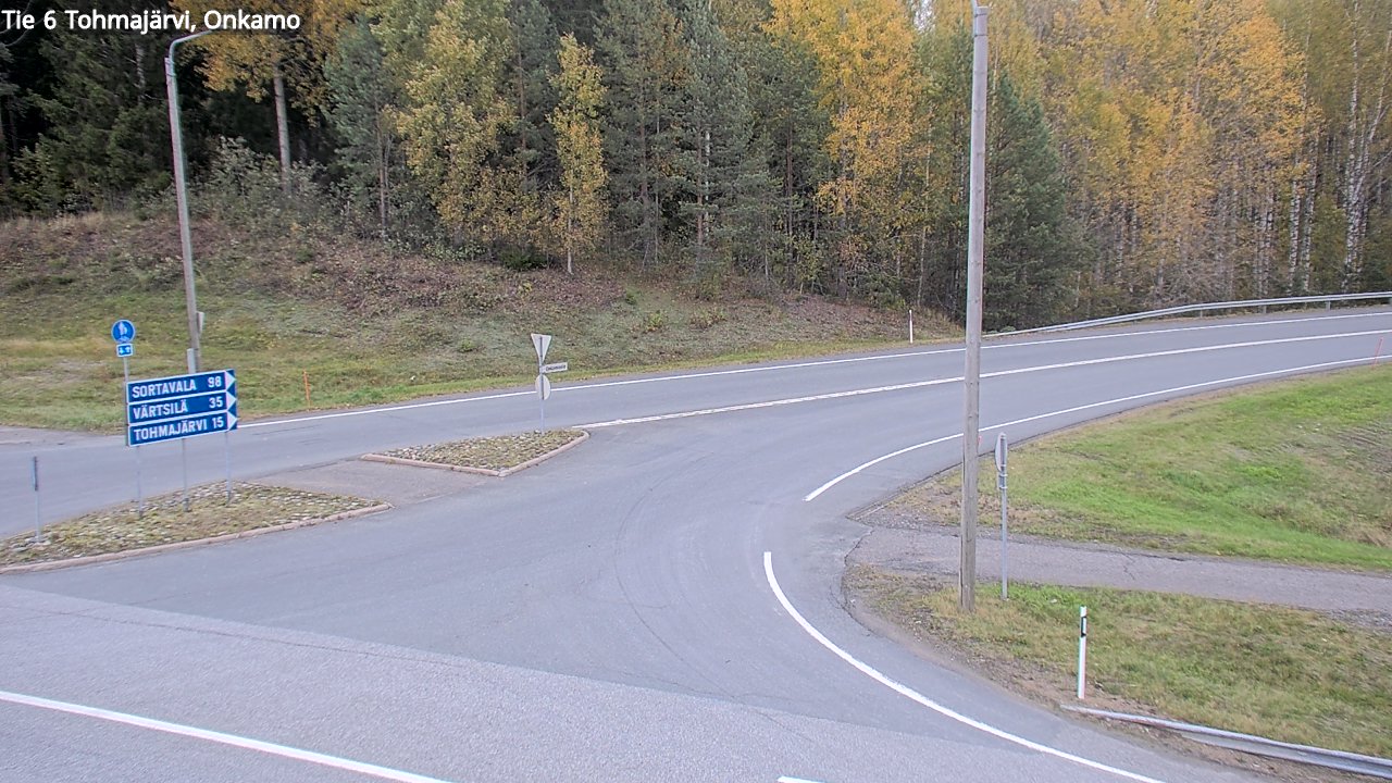 Weather Camera Image Väg 6 Tohmajärvi, Onkamo, Tohmajärvi, Pohjois-Karjala