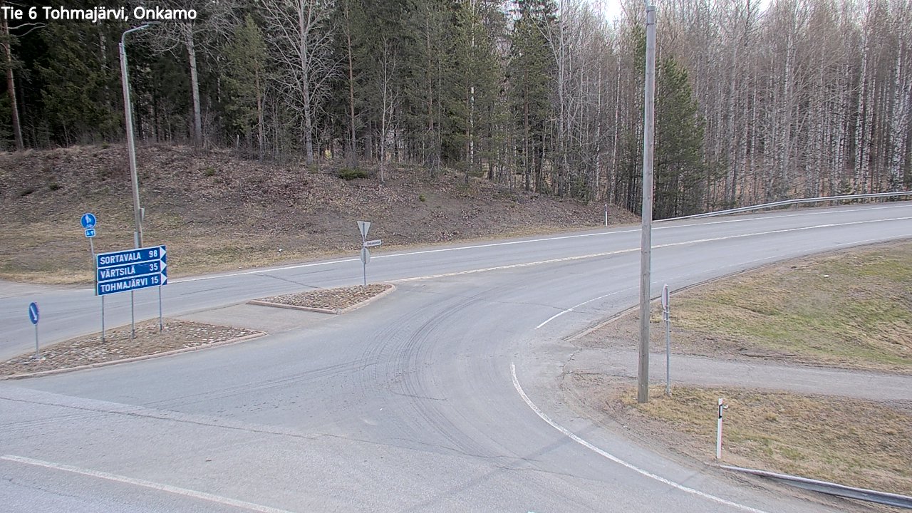 Weather Camera Image Road 6 Tohmajärvi, Onkamo, Tohmajärvi, Pohjois-Karjala
