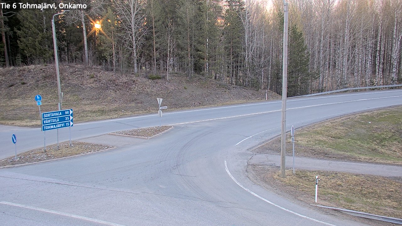 Weather Camera Image Road 6 Tohmajärvi, Onkamo, Tohmajärvi, Pohjois-Karjala