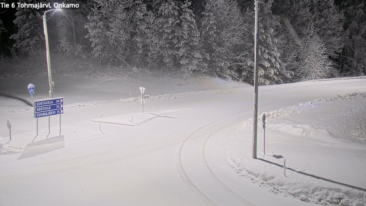 Kelikamerat Kuva Tie 6 Tohmajärvi, Onkamo, Tohmajärvi, Pohjois-Karjala