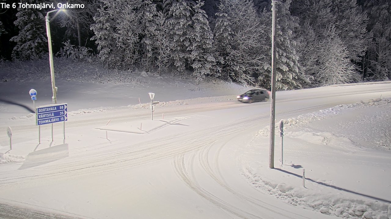 Kelikamerat Kuva Tie 6 Tohmajärvi, Onkamo, Tohmajärvi, Pohjois-Karjala