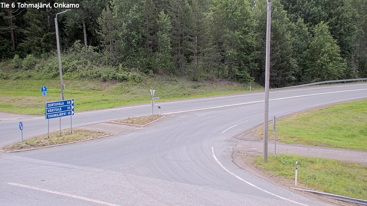 Weather Camera Image Road 6 Tohmajärvi, Onkamo, Tohmajärvi, Pohjois-Karjala